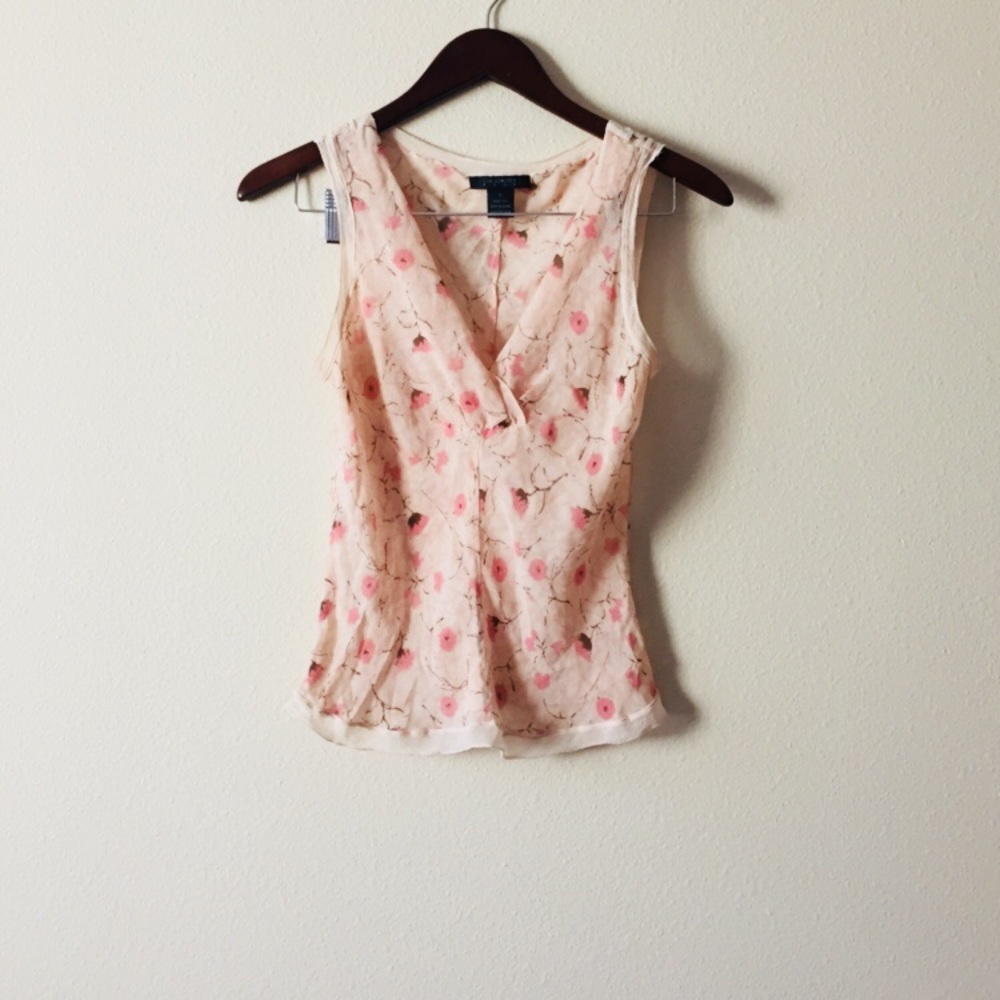 THE LIMITED 100% silk top